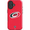 NHL Carolina Hurricanes Solid Background iPhone 16 Impact Case