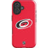 NHL Carolina Hurricanes Solid Background iPhone 16 Impact Case