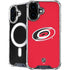 NHL Carolina Hurricanes Solid Background iPhone 16 MagSafe Case
