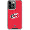 NHL Carolina Hurricanes Solid Background iPhone 16 Pro Clear Case