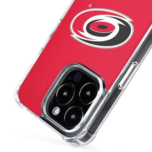 NHL Carolina Hurricanes Solid Background iPhone 16 Pro MagSafe Case