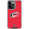 NHL Carolina Hurricanes Solid Background iPhone 16 Pro Max Clear Case