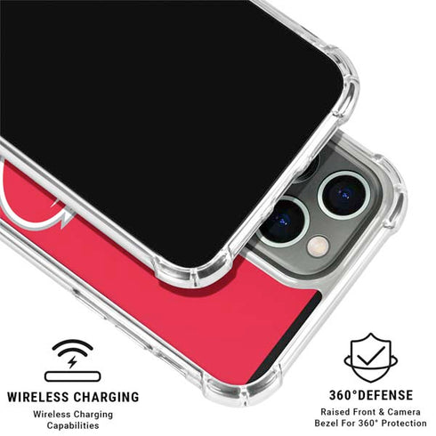 NHL Carolina Hurricanes Solid Background iPhone 16 Pro Max Clear Case