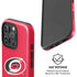 NHL Carolina Hurricanes Solid Background iPhone 16 Pro Max Magsafe Impact Case