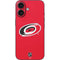NHL Carolina Hurricanes Solid Background iPhone 16 Skin
