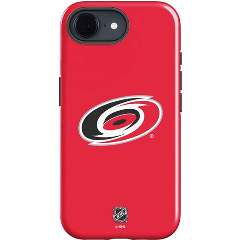 NHL Carolina Hurricanes Solid Background iPhone 16e Impact Case