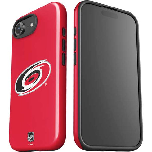 NHL Carolina Hurricanes Solid Background iPhone 16e Impact Case