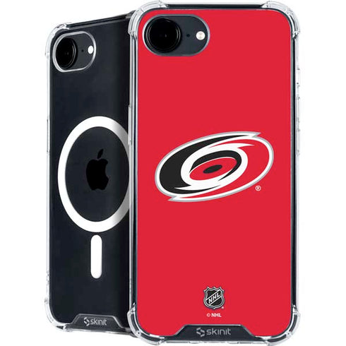 NHL Carolina Hurricanes Solid Background iPhone 16e MagSafe Case