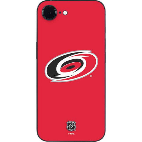 NHL Carolina Hurricanes Solid Background iPhone 16e Skin