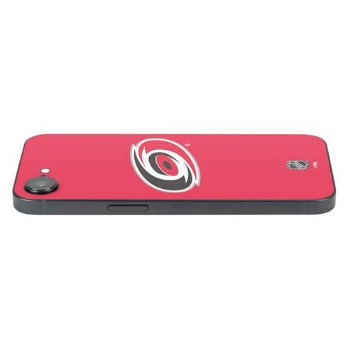 NHL Carolina Hurricanes Solid Background iPhone 16e Skin