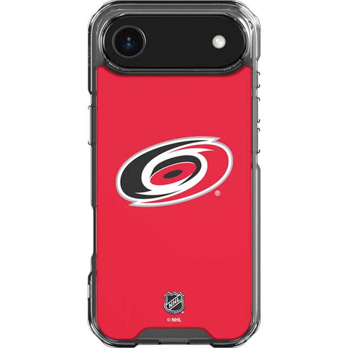 NHL Carolina Hurricanes Solid Background iPhone 17 Air Clear Case