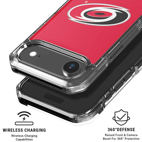 NHL Carolina Hurricanes Solid Background iPhone 17 Air Clear Case