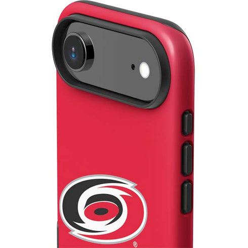 NHL Carolina Hurricanes Solid Background iPhone 17 Air Impact Case