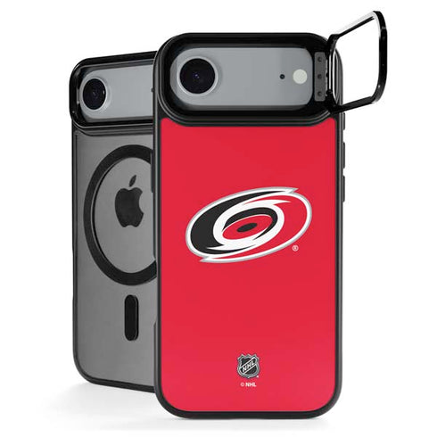 NHL Carolina Hurricanes Solid Background iPhone 17 Air Kickstand Case