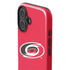 NHL Carolina Hurricanes Solid Background iPhone 17 Impact Case