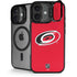 NHL Carolina Hurricanes Solid Background iPhone 17 Kickstand Case
