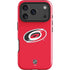 NHL Carolina Hurricanes Solid Background iPhone 17 Pro Impact Case