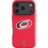 NHL Carolina Hurricanes Solid Background iPhone 17 Pro Max Impact Case