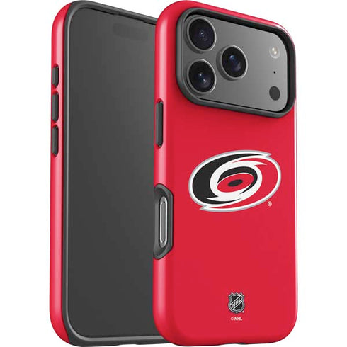 NHL Carolina Hurricanes Solid Background iPhone 17 Pro Max Impact Case