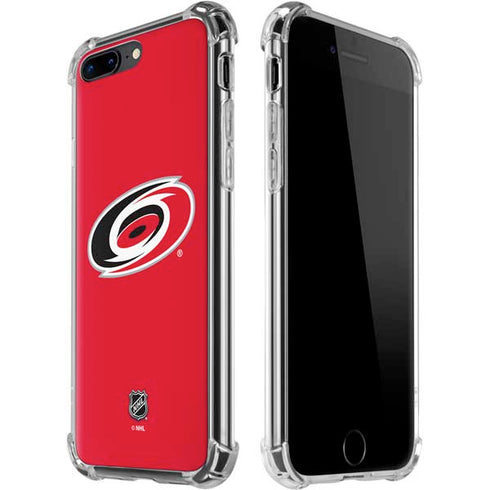 NHL Carolina Hurricanes Solid Background iPhone Cases