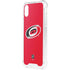 NHL Carolina Hurricanes Solid Background iPhone XS Clear Case