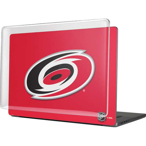 NHL Carolina Hurricanes Solid Background MacBook Cases