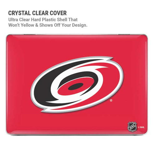 NHL Carolina Hurricanes Solid Background MacBook Cases
