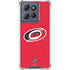 NHL Carolina Hurricanes Solid Background Moto G 5G (2025) Clear Case