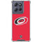 NHL Carolina Hurricanes Solid Background Moto G Power 5G (2025) Clear Case