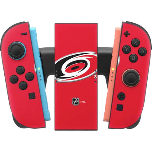 NHL Carolina Hurricanes Solid Background Nintendo Switch 2 (2025) Joy-Con Controller Skin