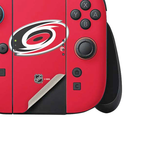 NHL Carolina Hurricanes Solid Background Nintendo Switch 2 (2025) Joy-Con Controller Skin