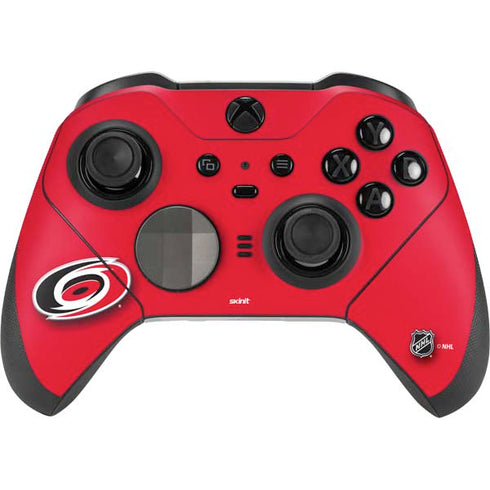 NHL Carolina Hurricanes Solid Background Xbox Elite Wireless Controller Series 2 Skin