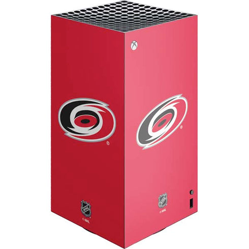 NHL Carolina Hurricanes Solid Background XBox Series X Digital Edition Console Skin