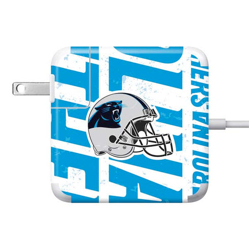 NFL Carolina Panthers - Blast 85W Power Adapter (15 and 17 inch MacBook Pro Charger) Skin