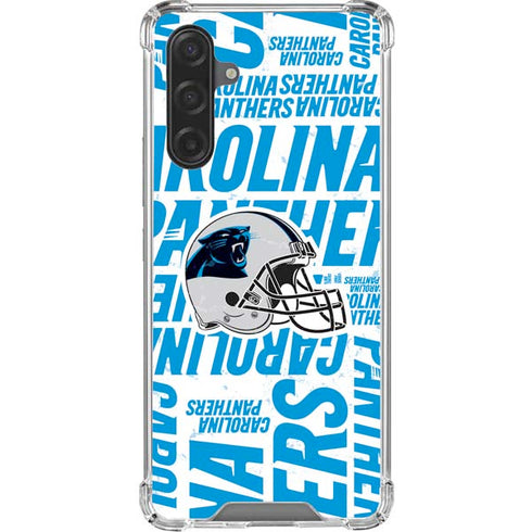 NFL Carolina Panthers - Blast Galaxy A17 Clear Case