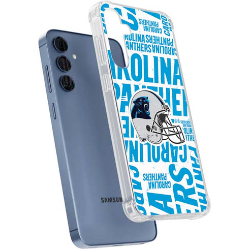 NFL Carolina Panthers - Blast Galaxy A35 5G Clear Case