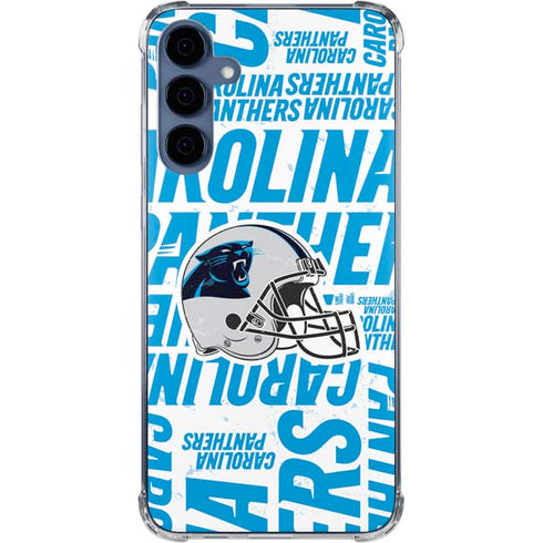NFL Carolina Panthers - Blast Galaxy A55 5G Clear Case