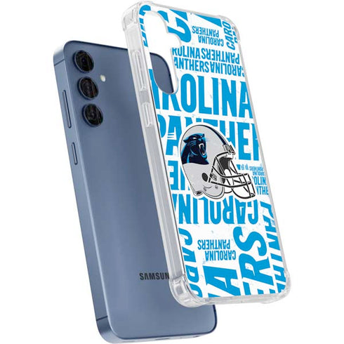 NFL Carolina Panthers - Blast Galaxy A55 5G Clear Case