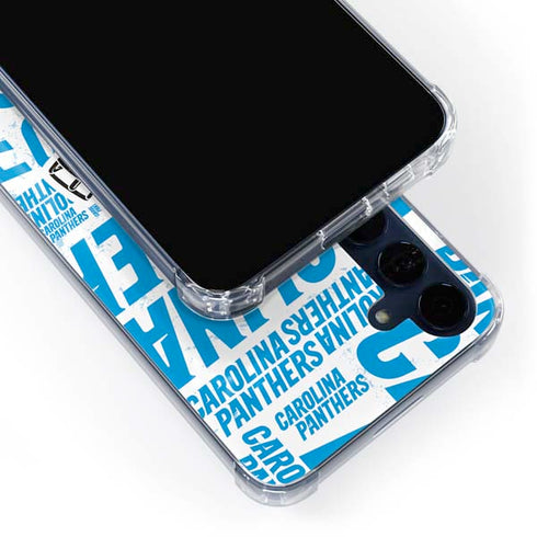 NFL Carolina Panthers - Blast Galaxy A55 5G Clear Case