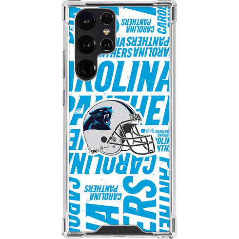 NFL Carolina Panthers - Blast Galaxy S23 Ultra Clear Case
