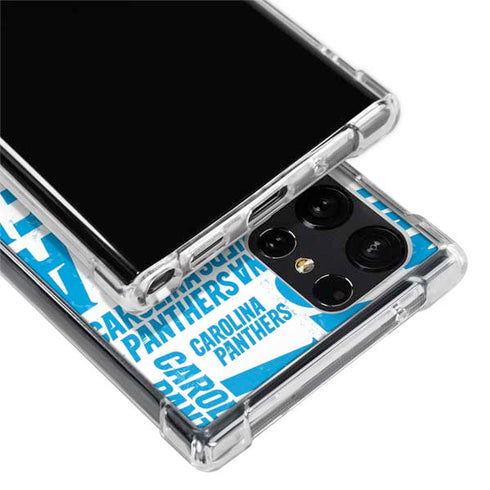 NFL Carolina Panthers - Blast Galaxy S23 Ultra Clear Case