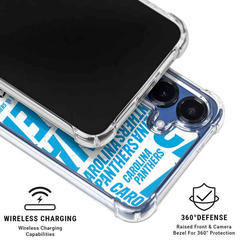 NFL Carolina Panthers - Blast Galaxy S25 Plus Clear Case