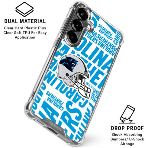 NFL Carolina Panthers - Blast Galaxy S26 Plus Clear Case