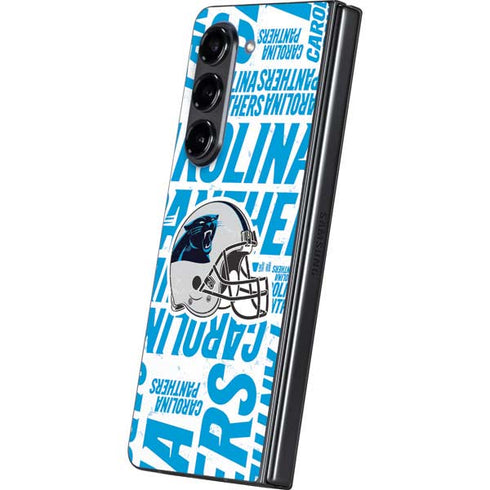NFL Carolina Panthers - Blast Galaxy Z Fold5 5G Skin