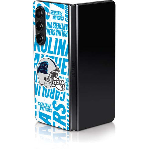 NFL Carolina Panthers - Blast Galaxy Z Fold5 5G Skin