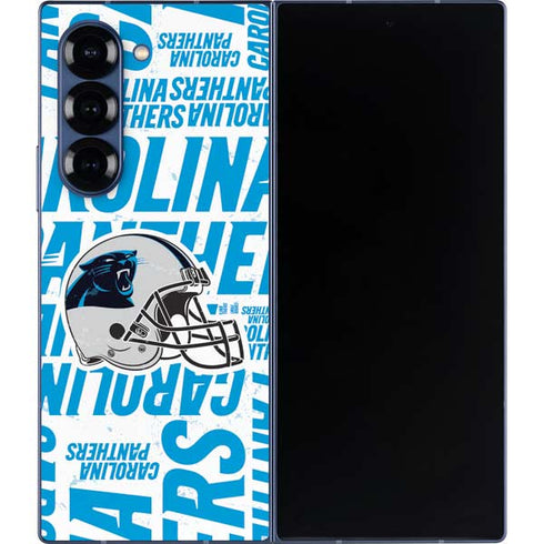 NFL Carolina Panthers - Blast Galaxy Z Fold6 Skin