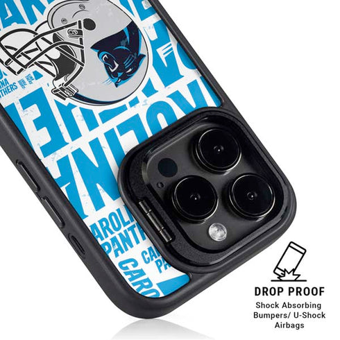 NFL Carolina Panthers - Blast iPhone 14 Pro Max Kickstand Case