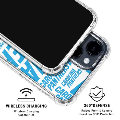 NFL Carolina Panthers - Blast iPhone 15 Clear Case