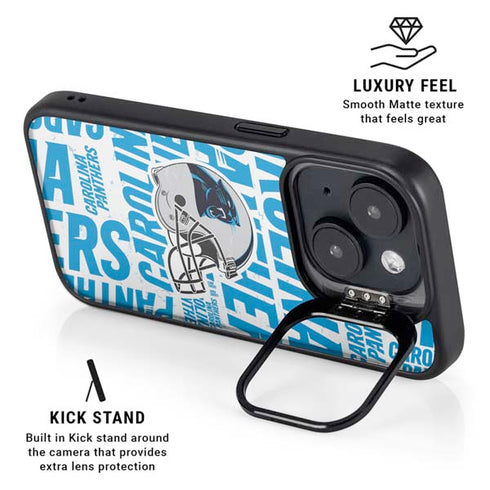 NFL Carolina Panthers - Blast iPhone 15 Plus Kickstand Case