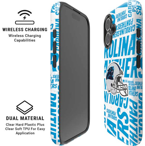 NFL Carolina Panthers - Blast iPhone 16 Magsafe Impact Case